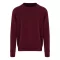 Just Hoods Uniszex vastag környakas pulóver AWJH130, Burgundy-3XL