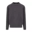 Just Hoods Uniszex vastag környakas pulóver AWJH130, Charcoal-XL