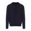 Just Hoods Uniszex vastag környakas pulóver AWJH130, New French Navy-XL