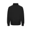 Just Hoods Uniszex cipzáros pulóver oldalsó zsebekkel AWJH147, Deep Black-L