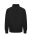 Just Hoods Uniszex cipzáros pulóver oldalsó zsebekkel AWJH147, Deep Black-S