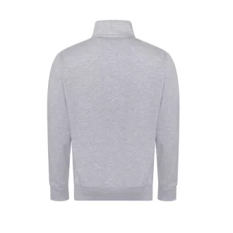  Just Hoods Uniszex cipzáros pulóver oldalsó zsebekkel AWJH147, Heather Grey-S