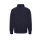 Just Hoods Uniszex cipzáros pulóver oldalsó zsebekkel AWJH147, New French Navy-L