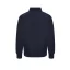 Just Hoods Uniszex cipzáros pulóver oldalsó zsebekkel AWJH147, New French Navy-L