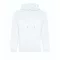 Just Hoods Uniszex organikus kapucnis pulóver AWJH201, Arctic White-XL