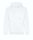 Just Hoods Uniszex organikus kapucnis pulóver AWJH201, Arctic White-XS