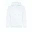 Just Hoods Uniszex organikus kapucnis pulóver AWJH201, Arctic White-XS
