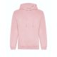 Just Hoods Uniszex organikus kapucnis pulóver AWJH201, Baby Pink-M