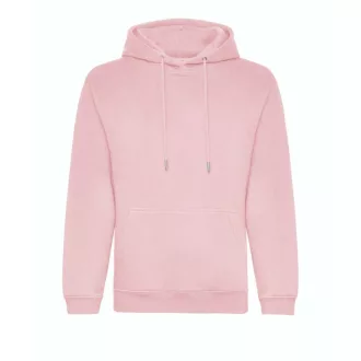   Just Hoods Uniszex organikus kapucnis pulóver AWJH201, Baby Pink-XS