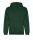 Just Hoods Uniszex organikus kapucnis pulóver AWJH201, Bottle Green-XL