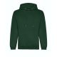 Just Hoods Uniszex organikus kapucnis pulóver AWJH201, Bottle Green-XL