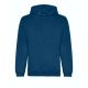 Just Hoods Uniszex organikus kapucnis pulóver AWJH201, Ink Blue-XL