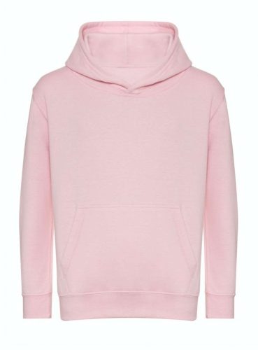 Just Hoods Gyerek organikus kapucnis pulóver AWJH201J, Baby Pink-XXS