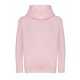 Just Hoods Gyerek organikus kapucnis pulóver AWJH201J, Baby Pink-XXS