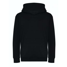   Just Hoods Gyerek organikus kapucnis pulóver AWJH201J, Deep Black-XXS