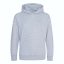 Just Hoods Gyerek organikus kapucnis pulóver AWJH201J, Heather Grey-XL
