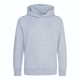   Just Hoods Gyerek organikus kapucnis pulóver AWJH201J, Heather Grey-XXS