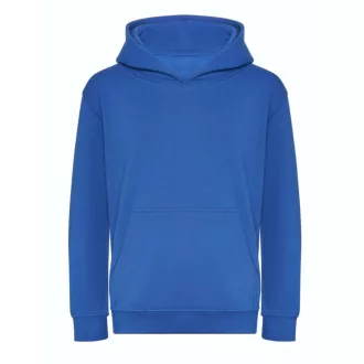   Just Hoods Gyerek organikus kapucnis pulóver AWJH201J, Royal Blue-XXS