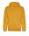 Just Hoods Uniszex organikus kapucnis pulóver AWJH201, Mustard-XS