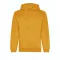 Just Hoods Uniszex organikus kapucnis pulóver AWJH201, Mustard-XS
