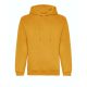 Just Hoods Uniszex organikus kapucnis pulóver AWJH201, Mustard-XS