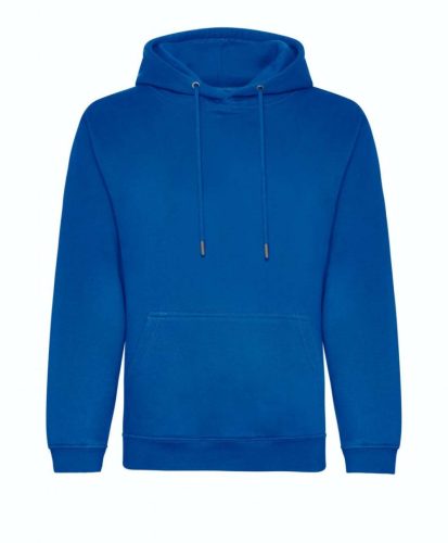 Just Hoods Uniszex organikus kapucnis pulóver AWJH201, Royal Blue-XS