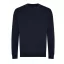 Just Hoods Uniszex kereknyakú organikus pulóver AWJH230, New French Navy-S