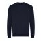 Just Hoods Uniszex kereknyakú organikus pulóver AWJH230, New French Navy-XS