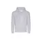 Just Hoods Uniszex organikus kapucnis cipzáras pulóver AWJH250, Heather Grey-L