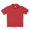 B&C BCPK486 gyerek, rövid ujjú galléros pamut póló, Red-5/6