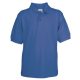 B&C BCPK486 gyerek, rövid ujjú galléros pamut póló, Royal Blue-9/11