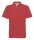 B&C BCPU413 kontrasztos szegélyű galléros férfi piké póló, Red/White-XL