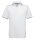 B&C BCPU413 kontrasztos szegélyű galléros férfi piké póló, White/Royal Blue-S
