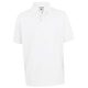 B&C BCPU422 vastag, rövid ujjú galléros piké póló, White-L