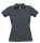 B&C BCPW455 Női galléros rövid ujjú piké póló, Dark Grey-XS