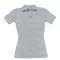 B&C BCPW455 Női galléros rövid ujjú piké póló, Heather Grey-XL
