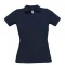 B&C BCPW455 Női galléros rövid ujjú piké póló, Navy-S
