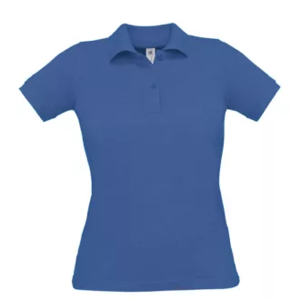   B&C BCPW455 Női galléros rövid ujjú piké póló, Royal Blue-XS