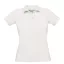 B&C BCPW455 Női galléros rövid ujjú piké póló, White-M