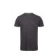 B&C BCTM046 organikus, gyűrűs fonású férfi pamut póló, Chic Anthracite-2XL
