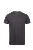 B&C BCTM046 organikus, gyűrűs fonású férfi pamut póló, Chic Anthracite-S