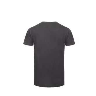   B&C BCTM046 organikus, gyűrűs fonású férfi pamut póló, Chic Anthracite-S
