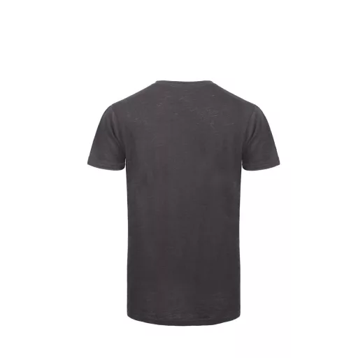 B&C BCTM046 organikus, gyűrűs fonású férfi pamut póló, Chic Anthracite-S