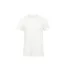B&C BCTM046 organikus, gyűrűs fonású férfi pamut póló, Chic Pure White-2XL