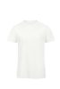 B&C BCTM046 organikus, gyűrűs fonású férfi pamut póló, Chic Pure White-XL