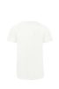 B&C BCTM046 organikus, gyűrűs fonású férfi pamut póló, Chic Pure White-XL