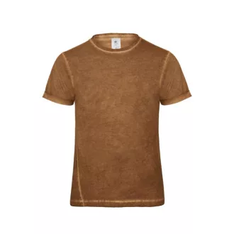   B&C BCTMD70 hidegfestett rövid ujjú férfi póló, Rusty Clash-S