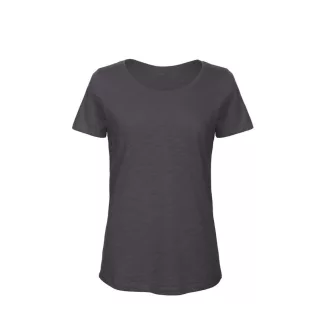   B&C BCTW047 organikus, Női gyűrűs fonású pamut póló, Chic Anthracite-XS
