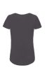 B&C BCTW047 organikus, Női gyűrűs fonású pamut póló, Chic Anthracite-XS