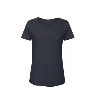   B&C BCTW047 organikus, Női gyűrűs fonású pamut póló, Chic Navy-XS